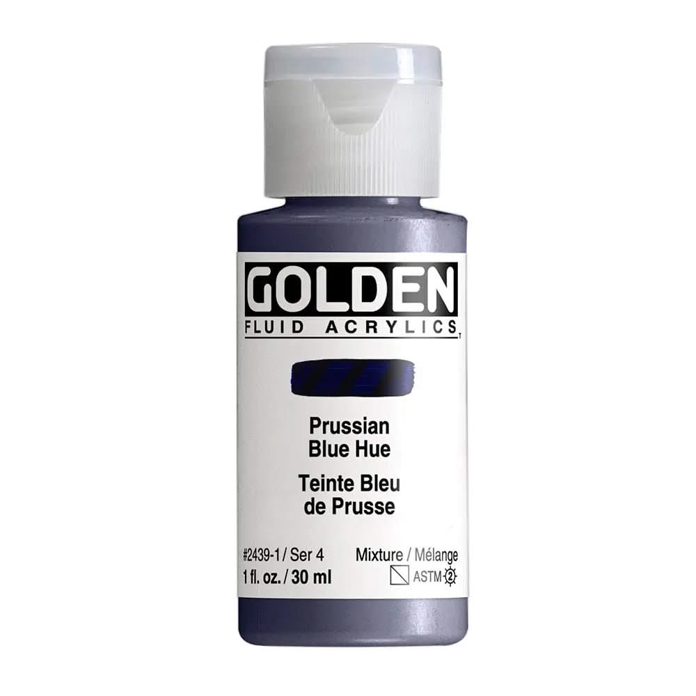 Golden Fluid Acrylfarbe Preussischblau Farbton 30 M - Kidis Art