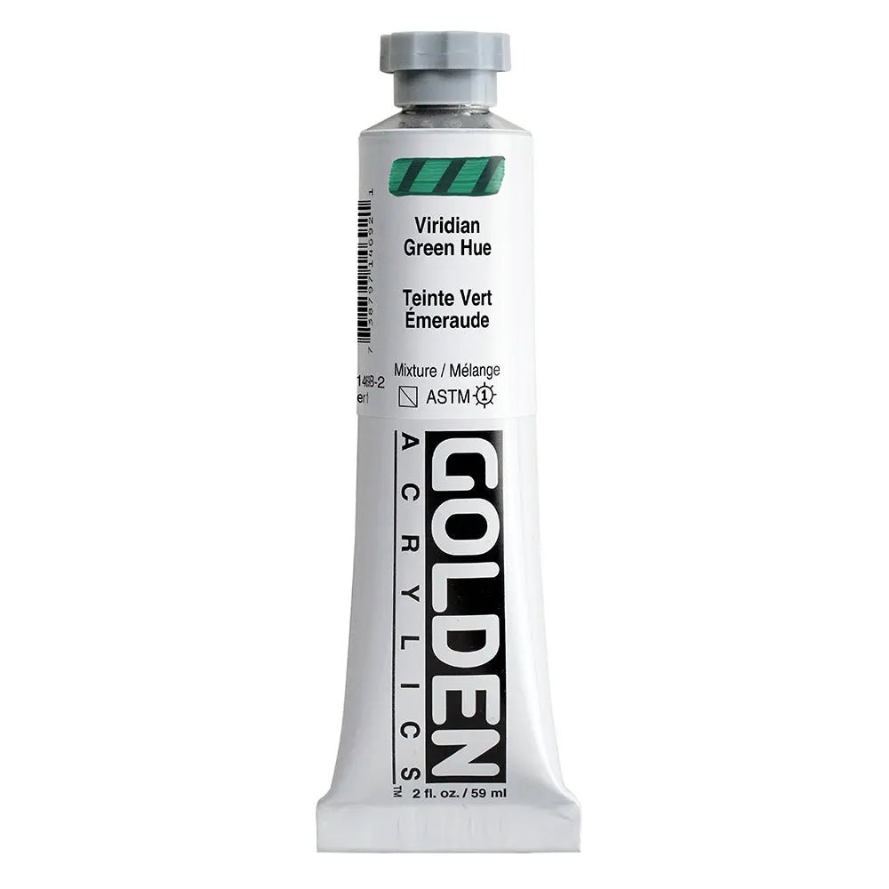 Golden Heavy Body Acrylfarbe Chromoxidgrun Farbton 59 ml - Kidis Art