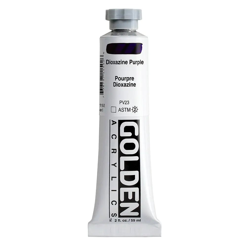 Golden Heavy Body Acrylfarbe Dioxazin Purpur 59 ml - Kidis Art