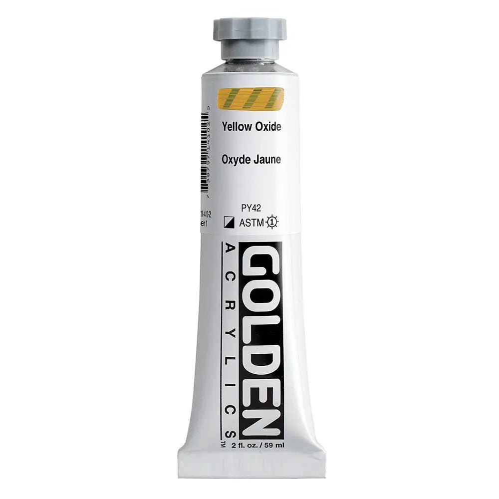 Golden Heavy Body Acrylfarbe Gelboxid 59 ml - Kidis Art