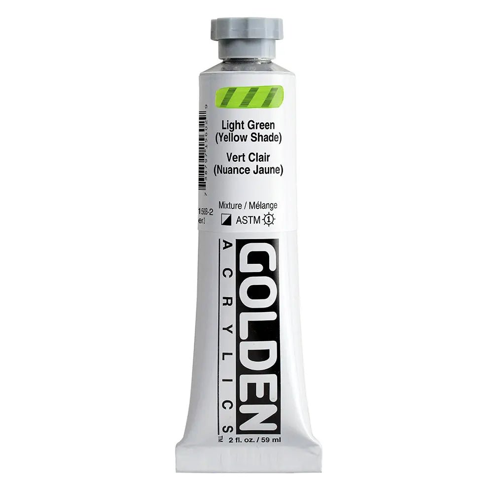 Golden Heavy Body Acrylfarbe Hellgrun (gelbton) 59 ml - Kidis Art