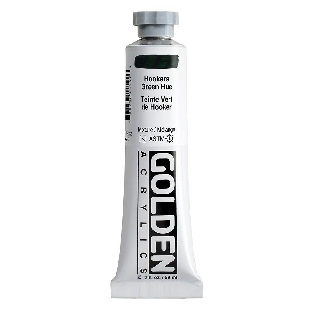 Golden Heavy Body Acrylfarbe Hookersgrun Farbton 59 ml - Kidis Art