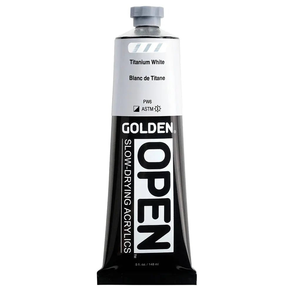 Golden OPEN Acrylfarbe Titanweiss 148 ml - Kidis Art