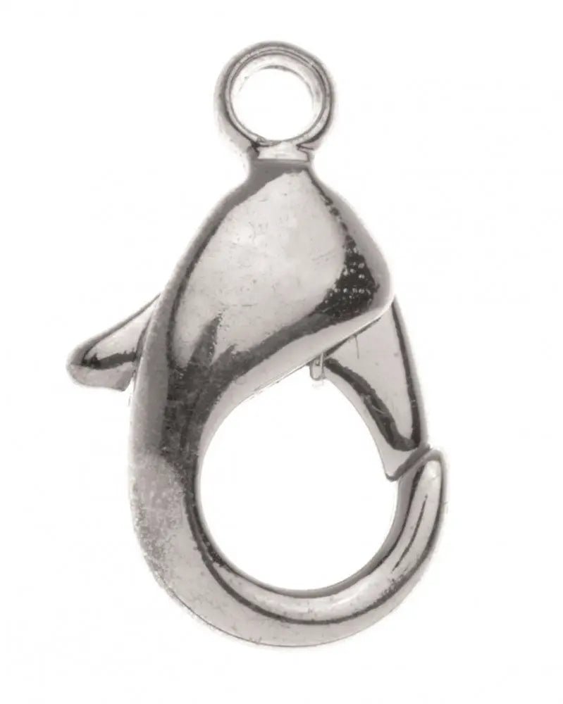 Karabiner 1St, 19mm silberfarben - Kidis Art