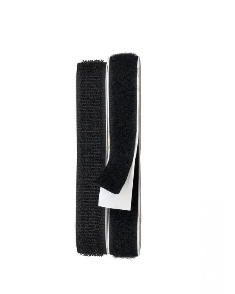 Klettband, selbstklebend, schwarz, 80cm x 16mm - Kidis Art