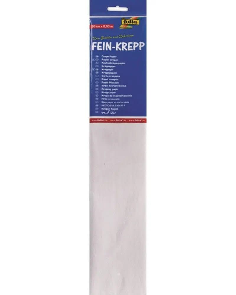 Krepp - Papier 32g/m2 weiss - Kidis Art