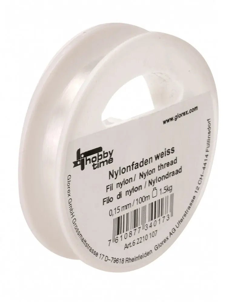 Nylonfaden weiss 0,15mm 100m - Kidis Art