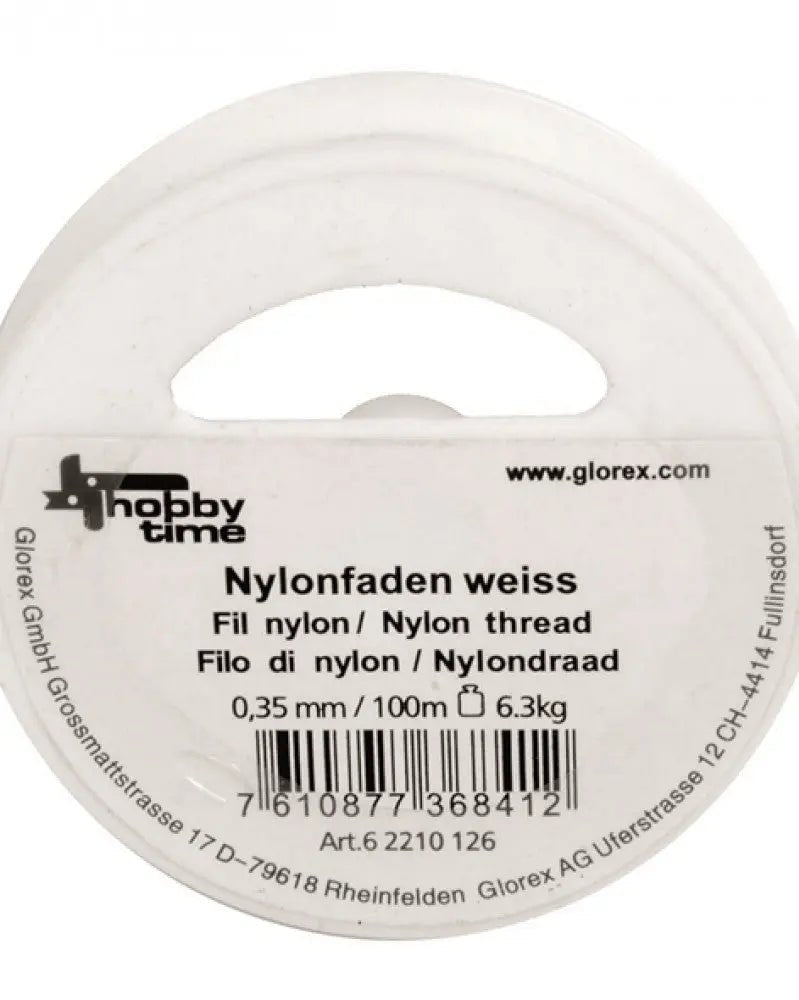 Nylonfaden weiss 0,35mm 100m - Kidis Art