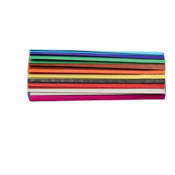 Seidenpapier 50x70cm 10 St glänzend 10 versch. Farben - Kidis Art