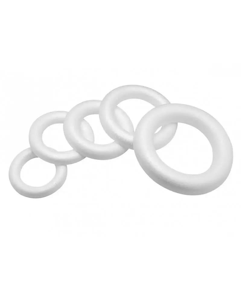 Styroporhalbring 7,5 cm 3 St - Kidis Art