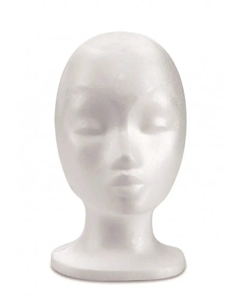Styroporkopf Mädchen 28cm - Kidis Art