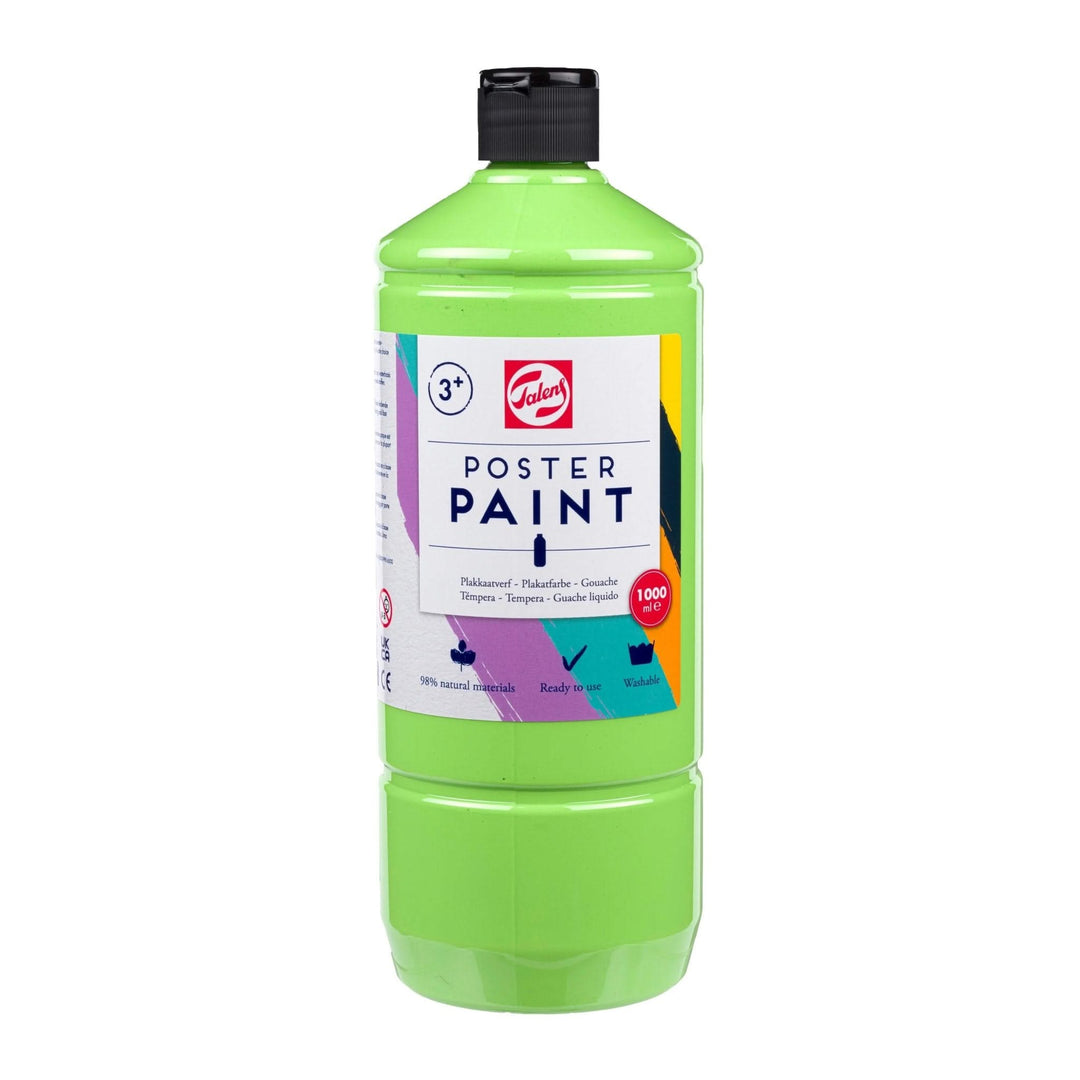Talens Poster Paint Schulfarbe, 1 Liter, Dunkelgrün - Kidis Art