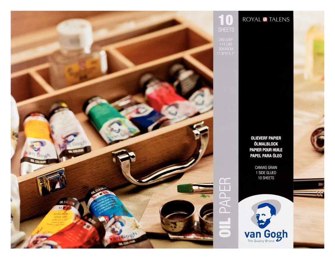 Van Gogh Block für die Ölmalerei 10 Blatt 240 g / Größe 30 x 40 cm - Kidis Art