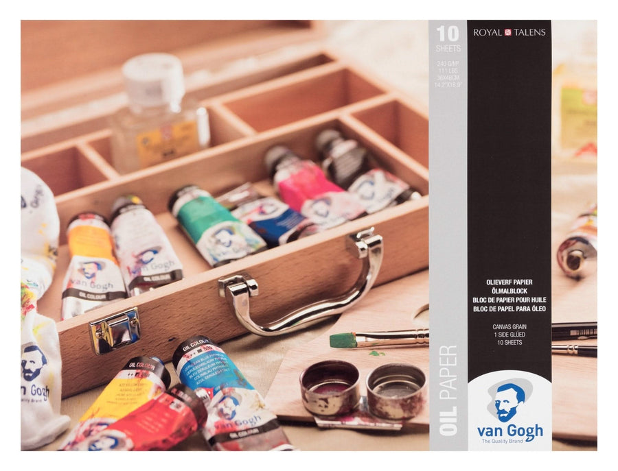 Van Gogh Block für die Ölmalerei 10 Blatt 240 g /Größe 36 x 48 cm - Kidis Art