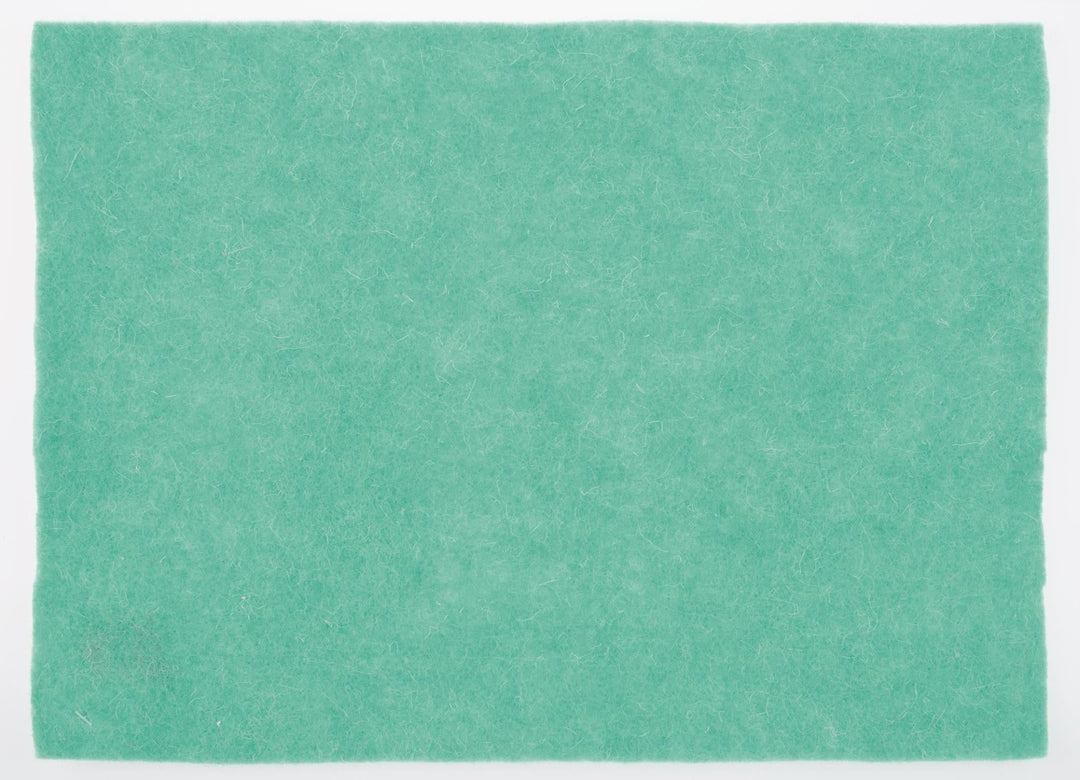 Wollfilz - Platte 30x40cm 4mm gerollt, mint - Kidis Art