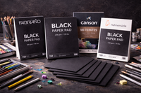 Schwarzes Papier Block