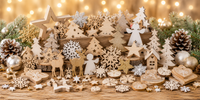 Holzstreuteile Weihnachten