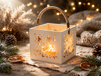 Holz Windlicht