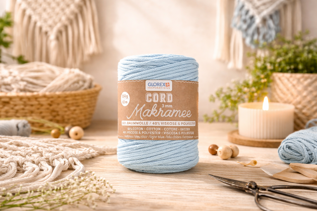 Makramee Cord 3mm 250g - Kidis Art