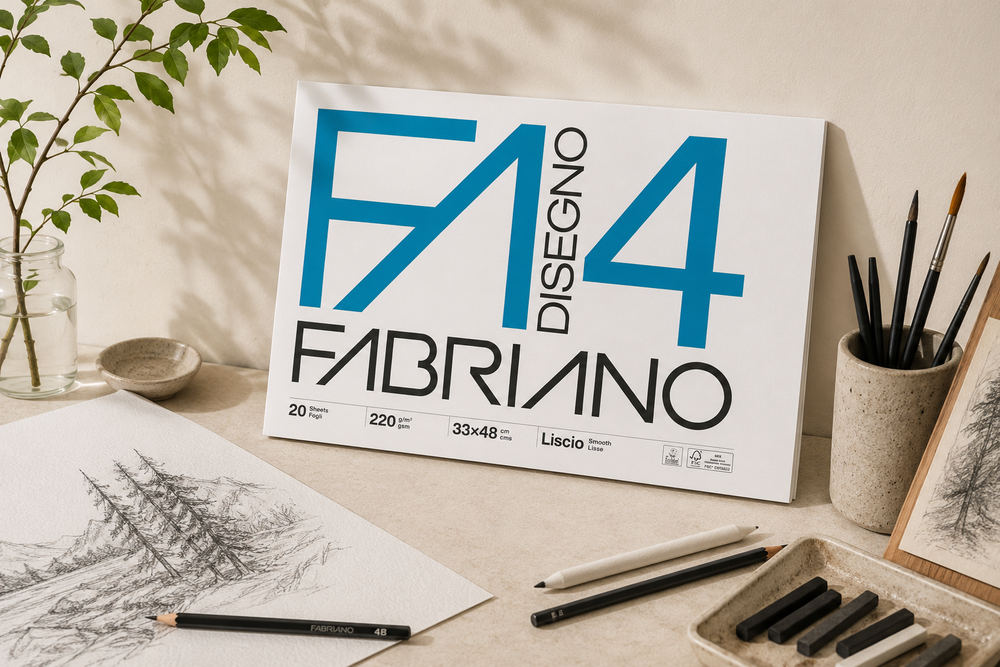 Fabriano Disegno 4 Bogen - Kidis Art
