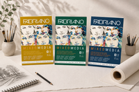 Feuille de technique mixte Fabriano
