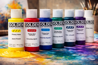 Golden Fluid Acrylfarbe