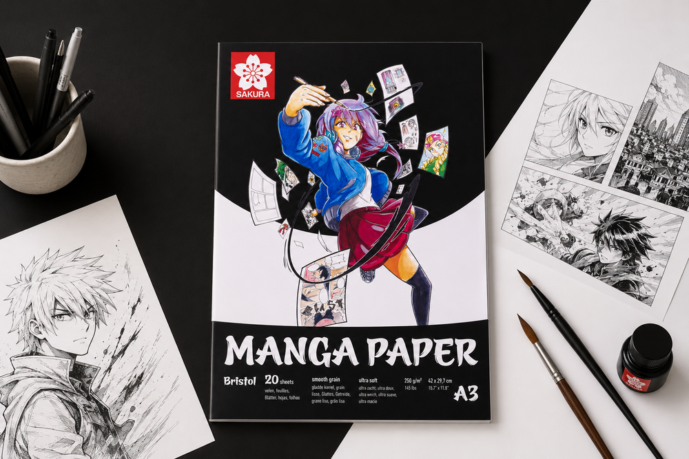 Sakura Manga-Papier - Kidis Art