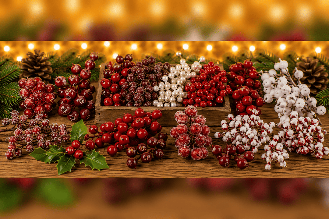 Deko Beeren für Weihnachten - Kidis Art