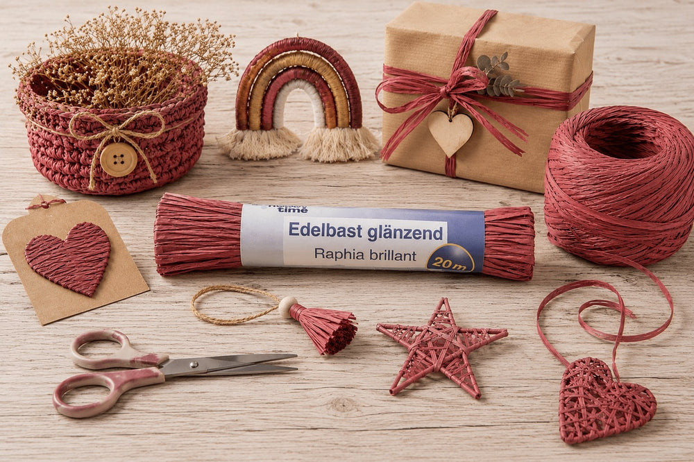 Edelbast glänzend 20m - Kidis Art