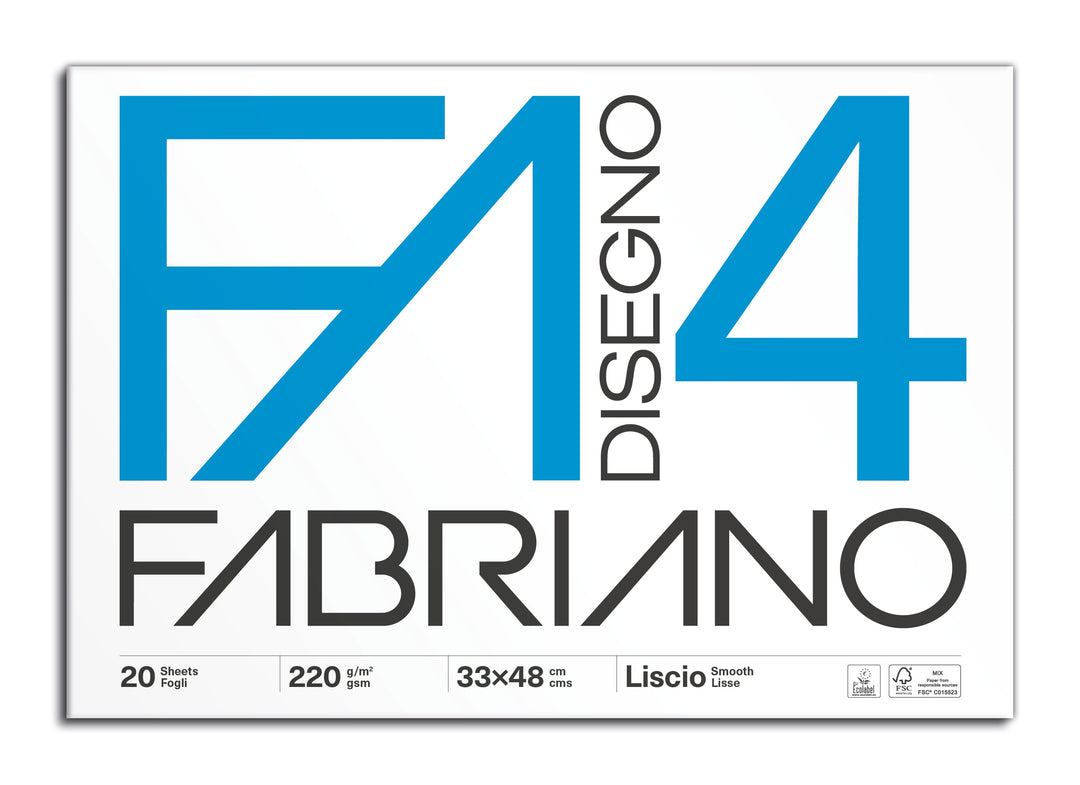 Fabriano Disegno 4 Bogen - Kidis Art