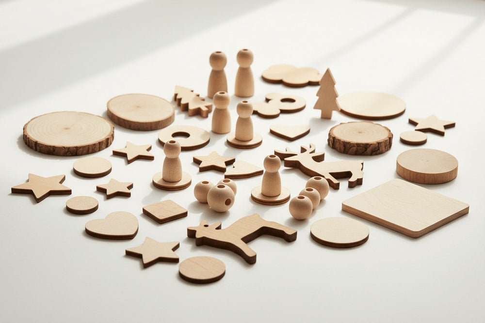 Holz Dekoteile - Kidis Art