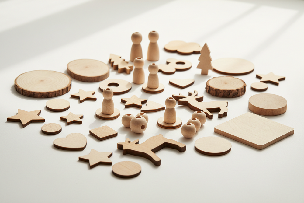 Holz Dekoteile - Kidis Art