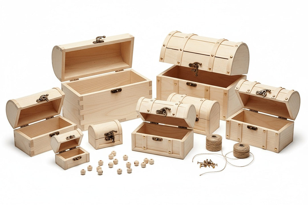 Holz Schatztruhe - Kidis Art