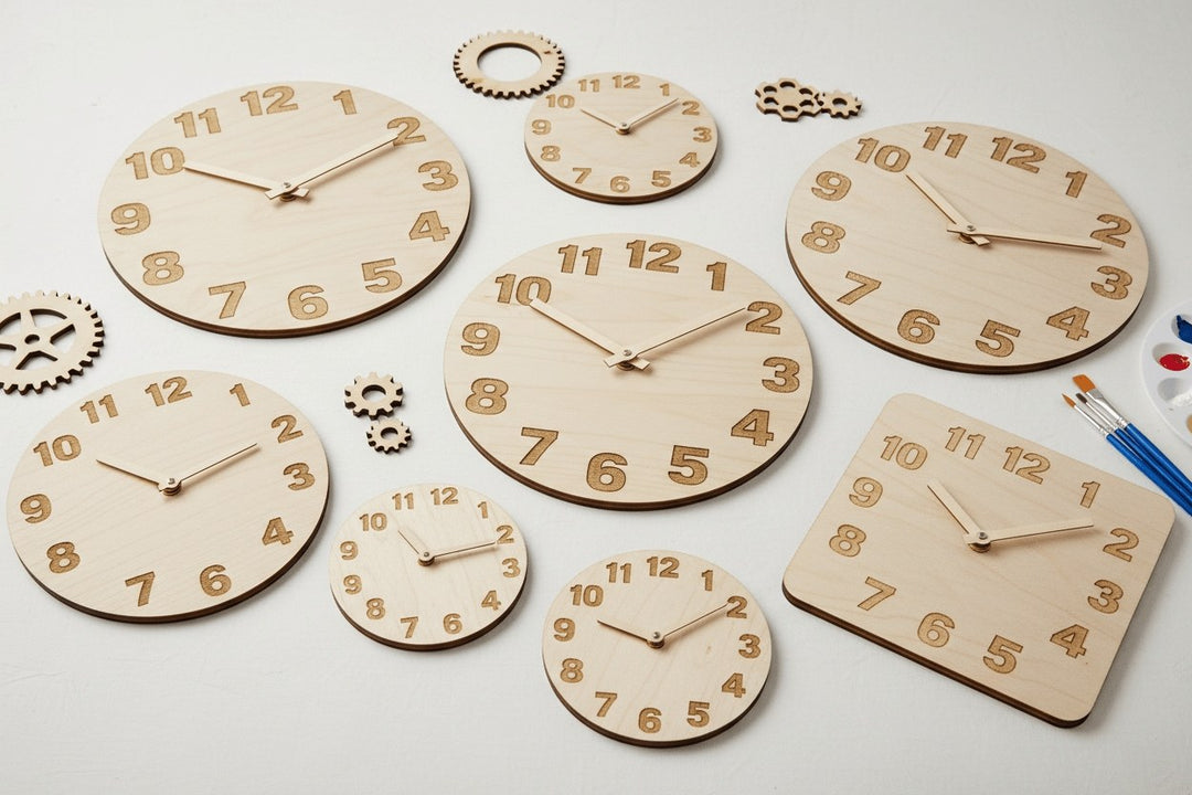Holz Uhr - Kidis Art