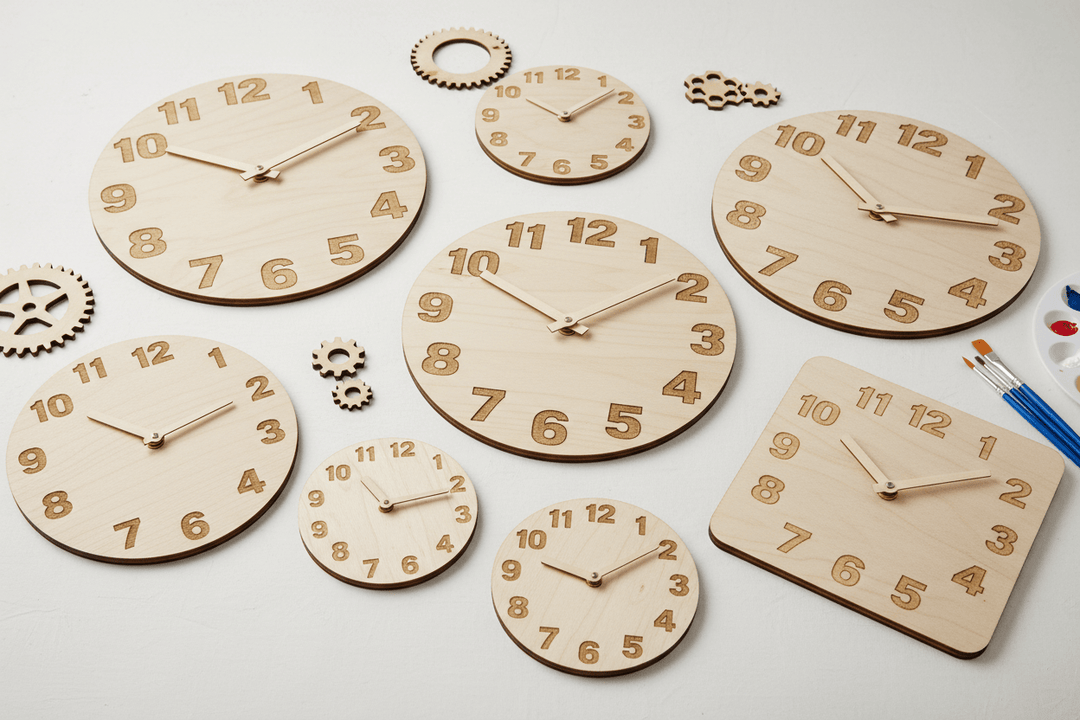 Holz Uhr - Kidis Art