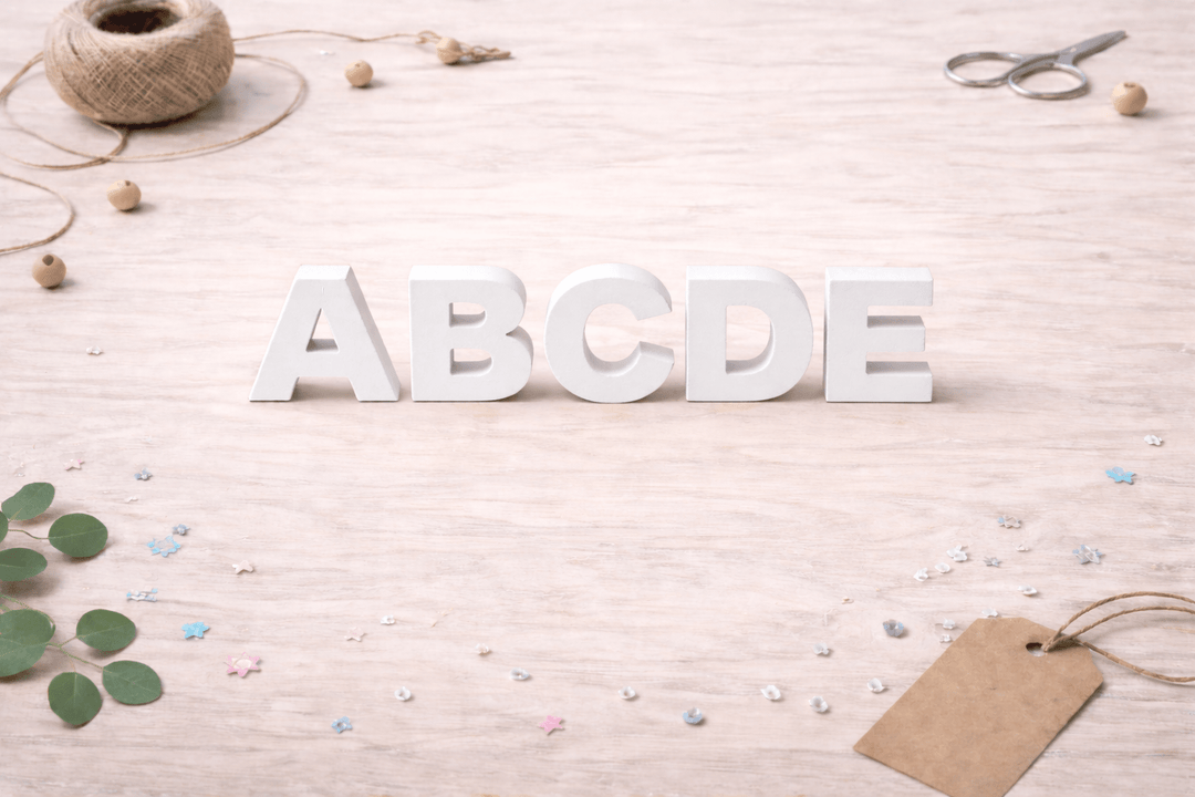 Holzbuchstaben MDF - Kidis Art