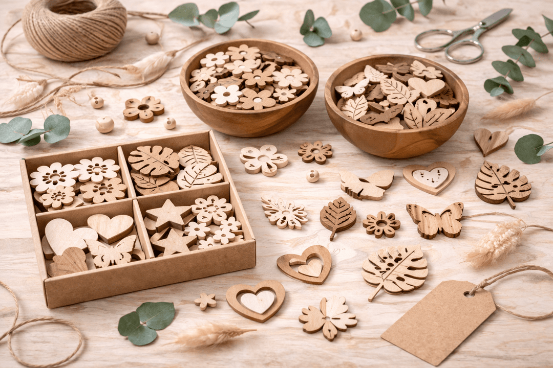 Holzstreuteile Natur - Kidis Art