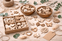 Holzstreuteile Natur