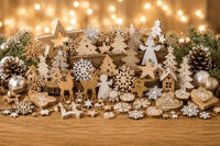 Holzstreuteile Weihnachten