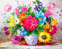 Kreuzstich Blumen