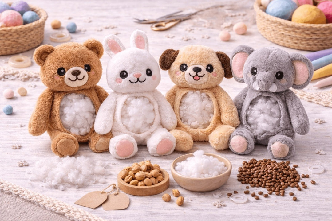 Kuscheltiere zum Stopfen - Kidis Art