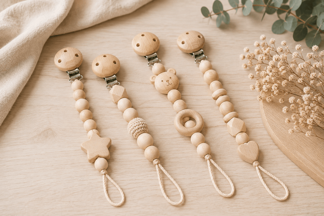 Nuggiketten aus Holz - Kidis Art