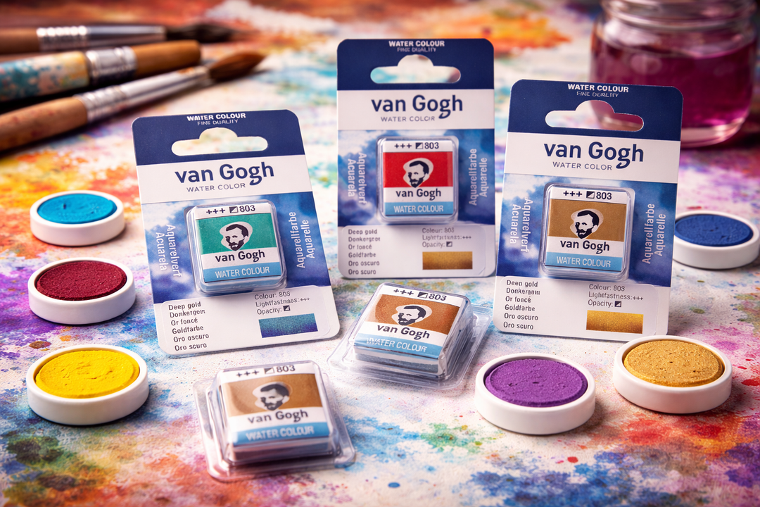 Van Gogh Aquarellmalerei Näpfchen - Kidis Art