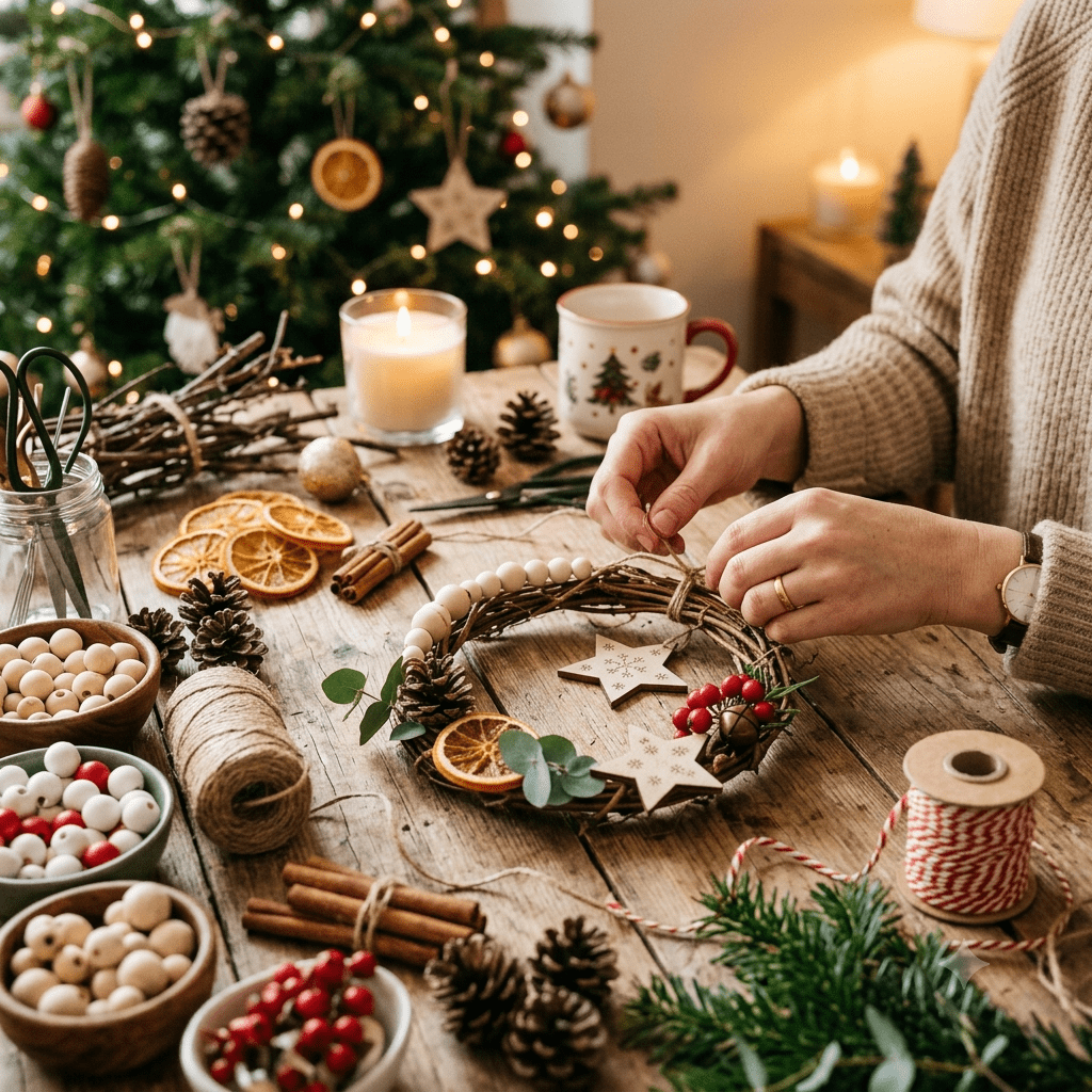 Weihnachtsdeko Basteln - Kidis Art