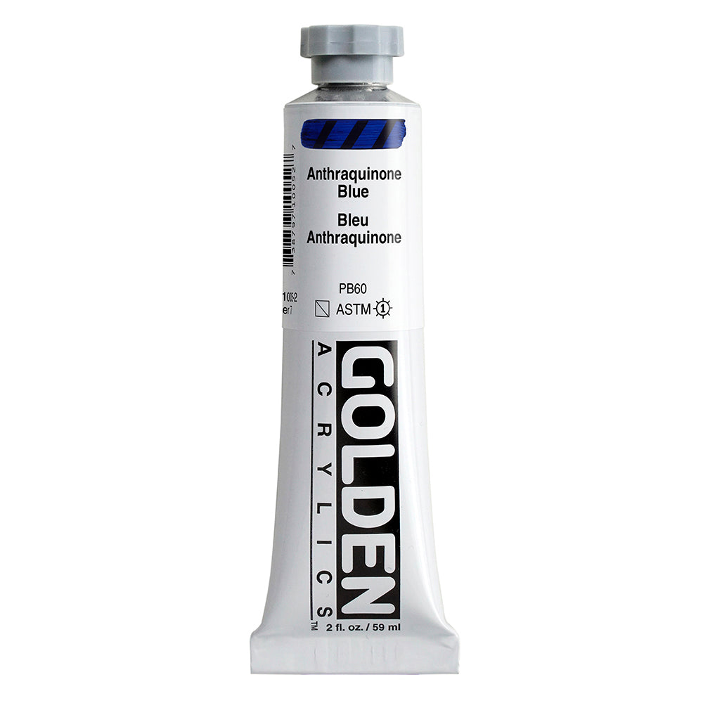 Golden Heavy Body Acrylic Paint Anthraquinone Blue 59 ml