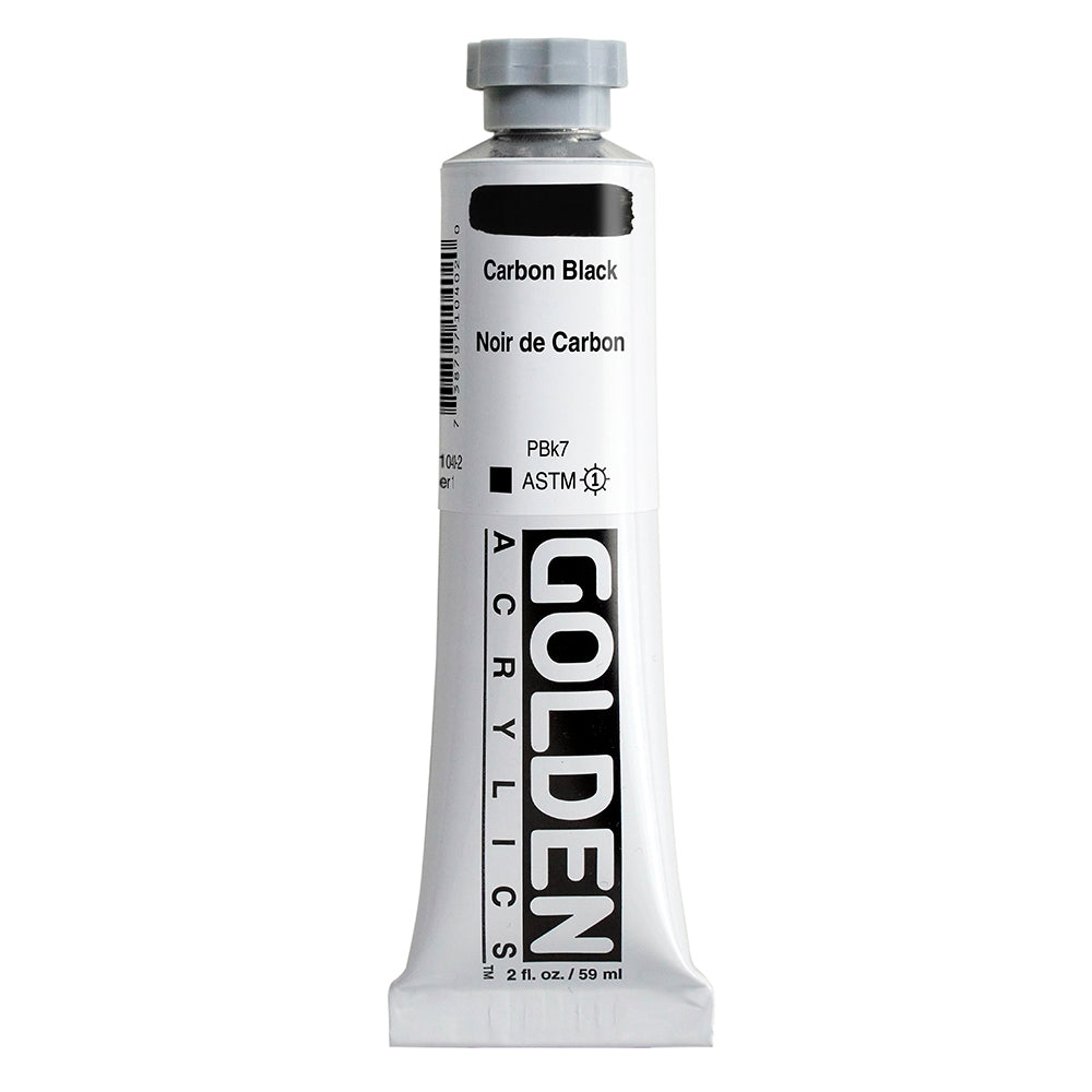 Vernice acrilica Golden Heavy Body Carbon Black 59 ml