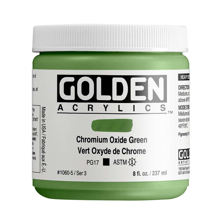 Golden Heavy Body Acrylfarbe Chromoxidgrun 59 ml