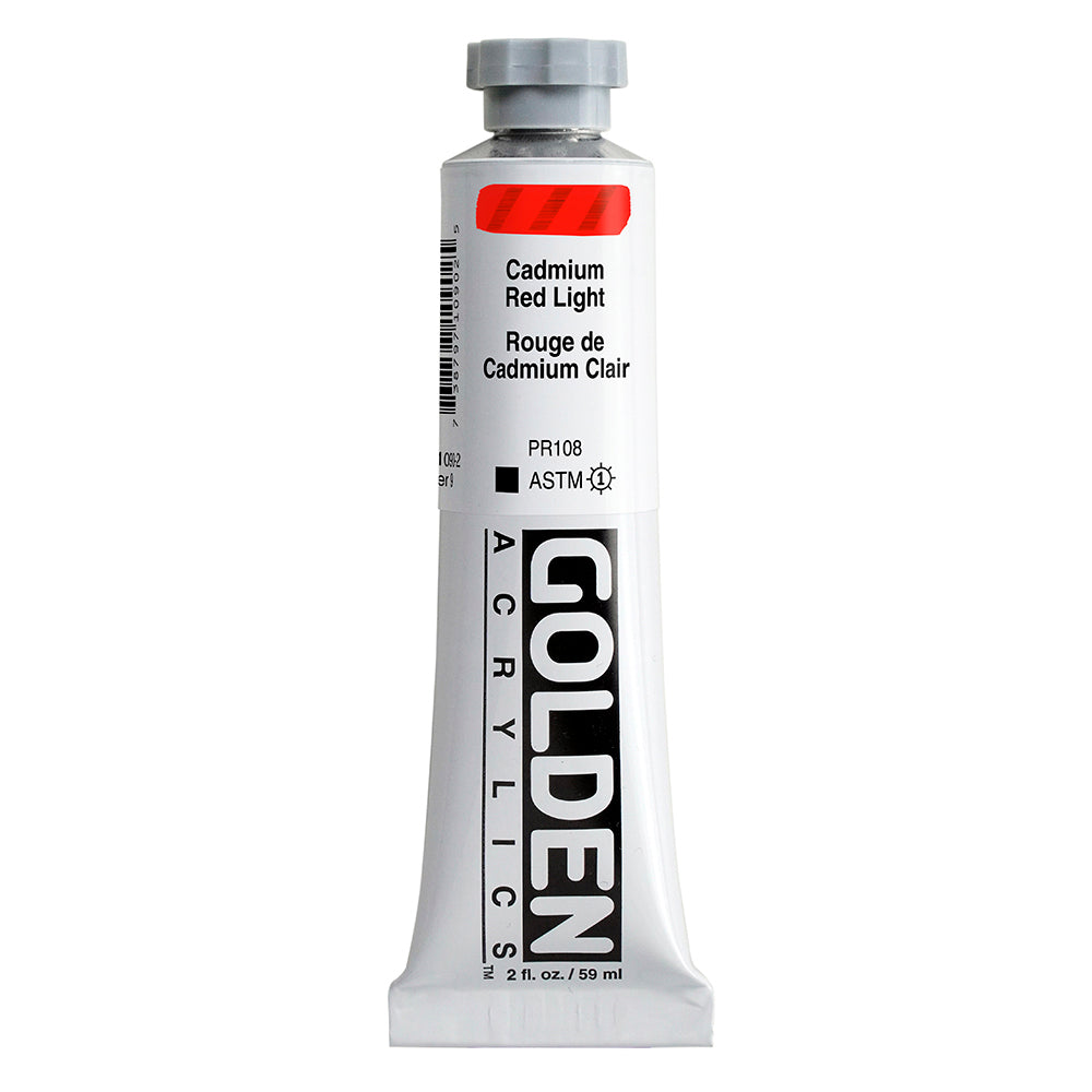 Golden Heavy Body Acrylfarbe Kadmiumrot Hell 59 ml - Kidis Art