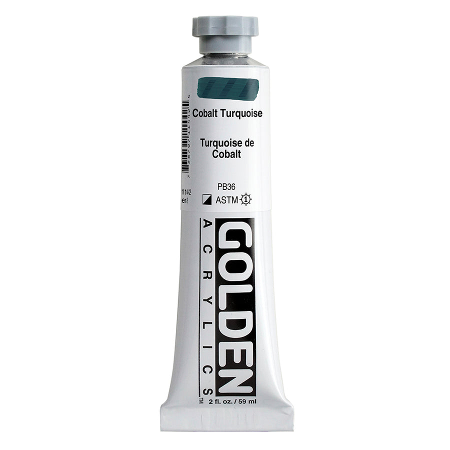 Golden Heavy Body Acrylfarbe Kobaltturkis 59 ml