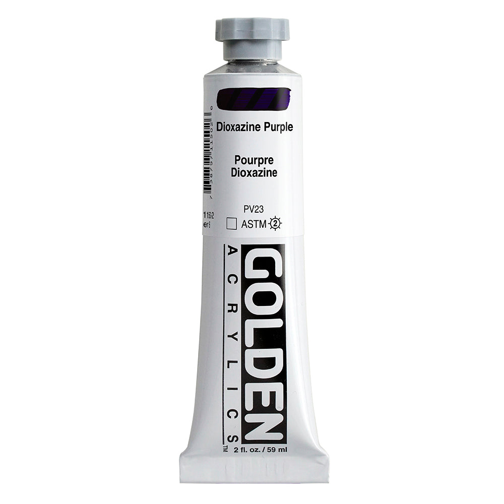 Golden Heavy Body Acrylfarbe Dioxazin Purpur 59 ml